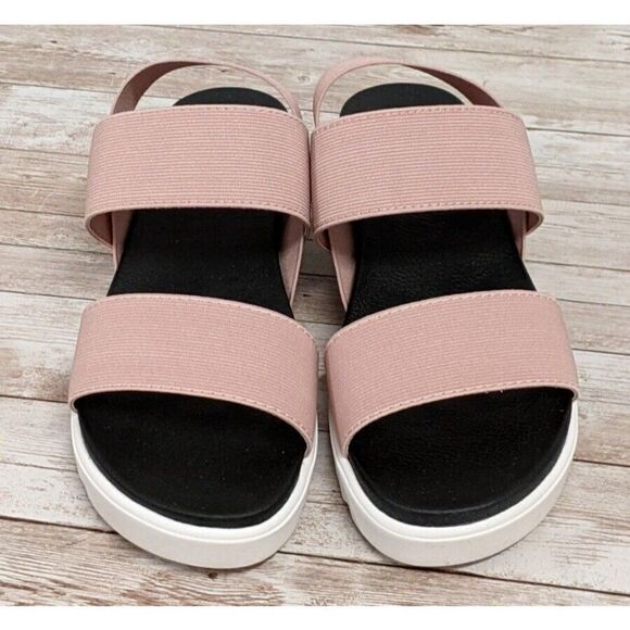 Mix No. 6 OZ Womens Size 7 M Rose Slip On Elastic Strappy Sandals 649429 Stretch - Picture 2 of 8
